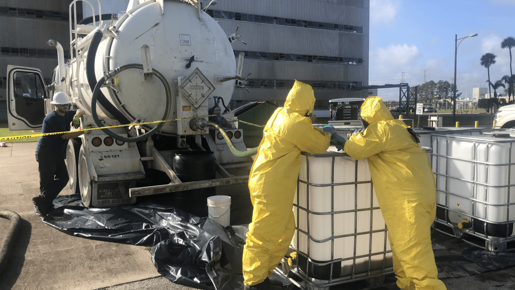 Men working in safety gear