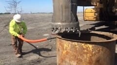 Man working on Equipment